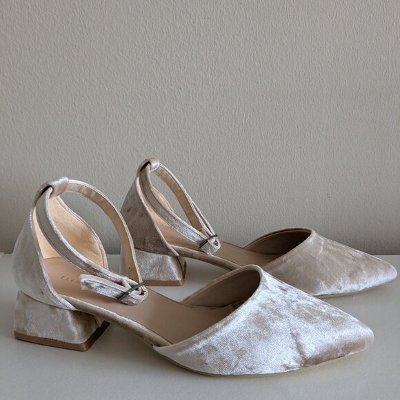 [NEW - In the original box] Wedding velvet heels/Evening from Eleanor Louise. 8 - Picture 4 of 6